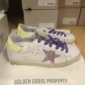 Golden Goose Superstar Leather Low Sneaker Pink